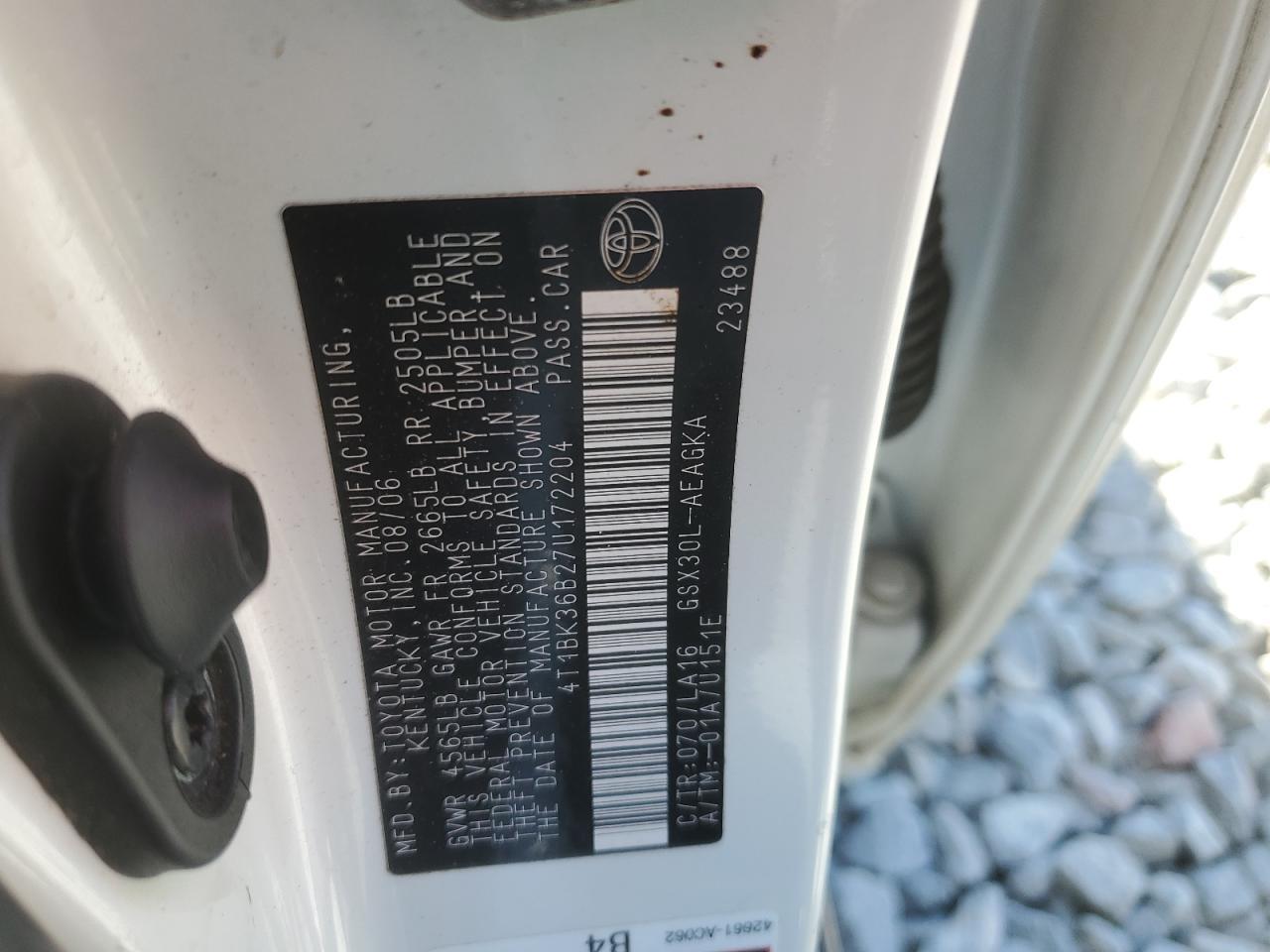 2007 TOYOTA Avalon