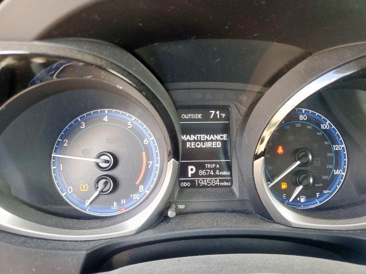 2014 TOYOTA COROLLA