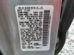 2004 NISSAN PATHFINDER