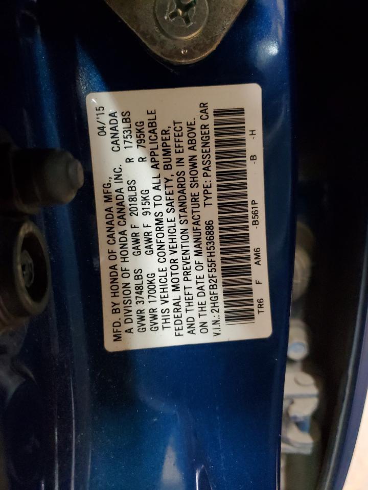 2015 HONDA CIVIC