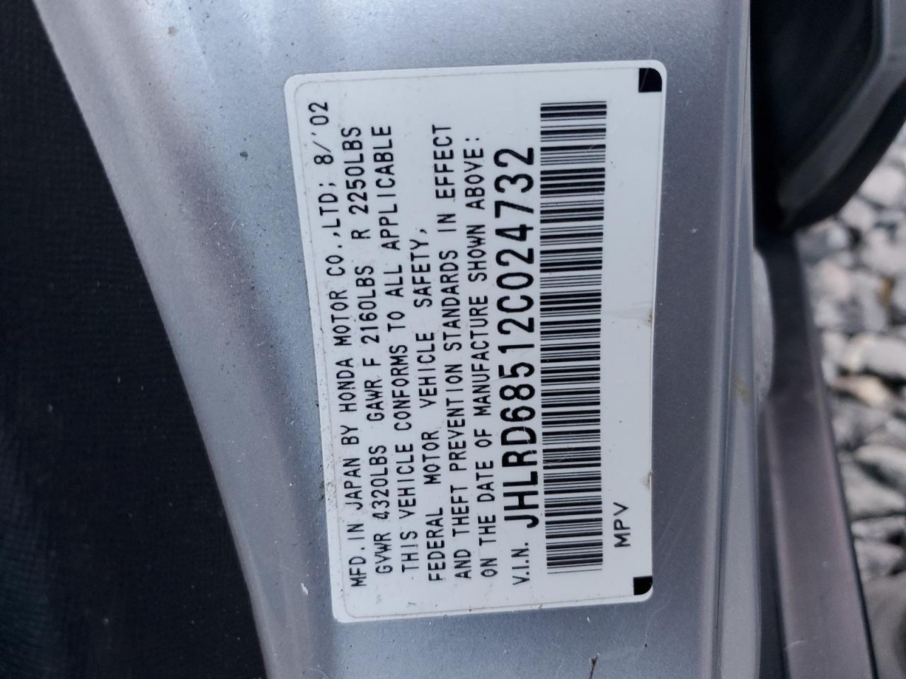 2002 HONDA CR-V