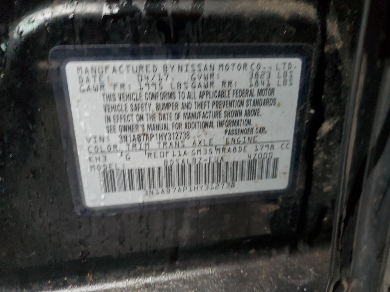 2017 NISSAN SENTRA