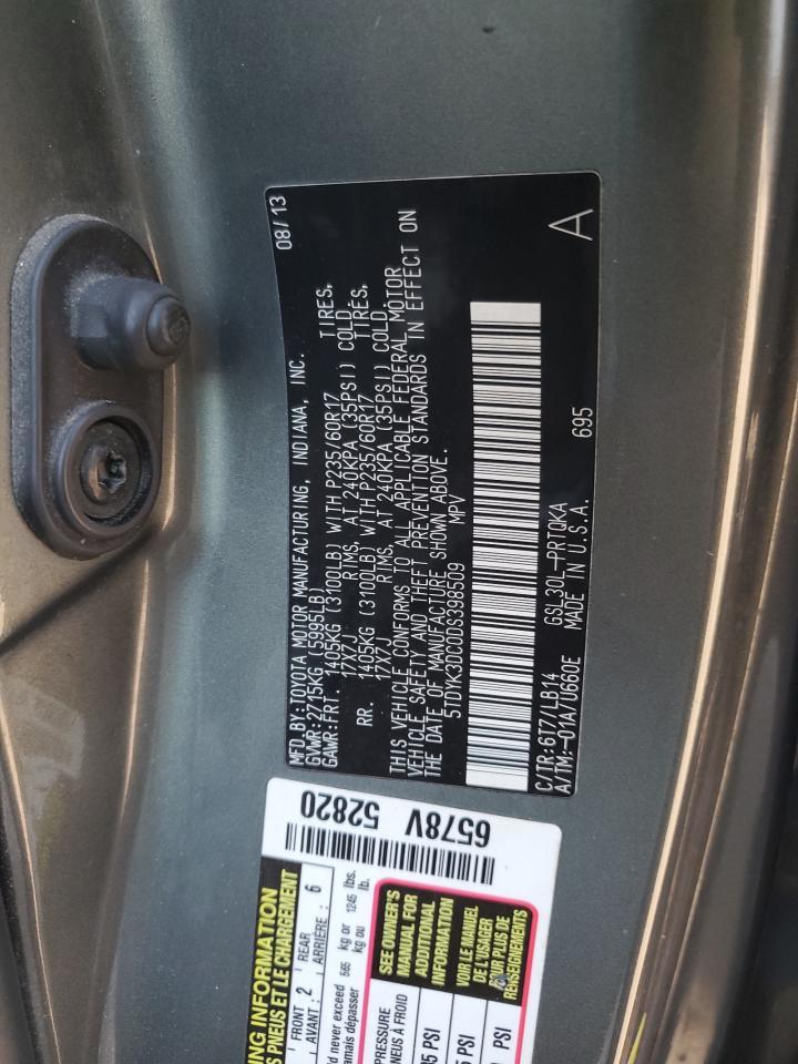 2013 TOYOTA SIENNA