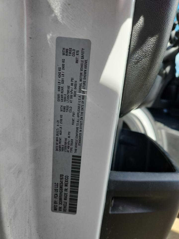 2021 RAM Promaster