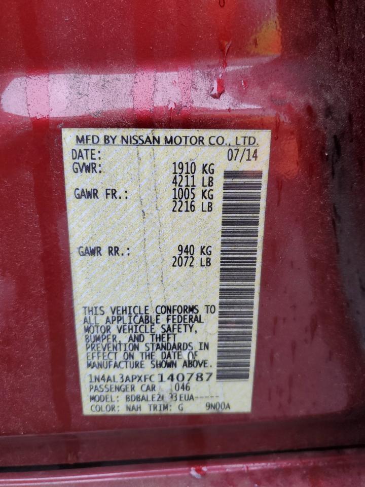 2015 NISSAN ALTIMA