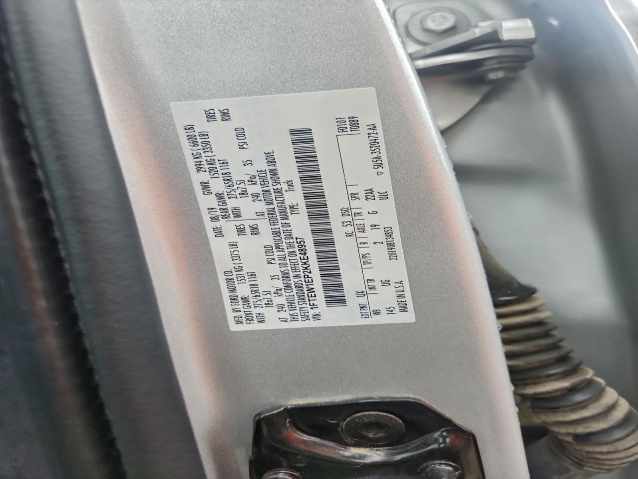 2019 FORD F-150