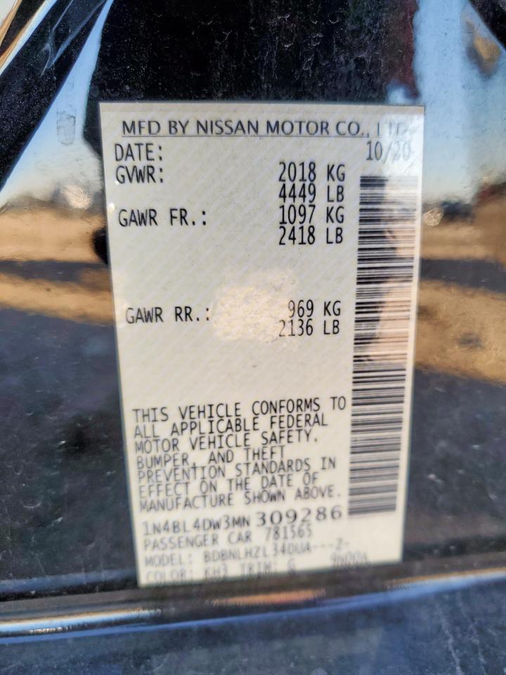 2021 NISSAN ALTIMA