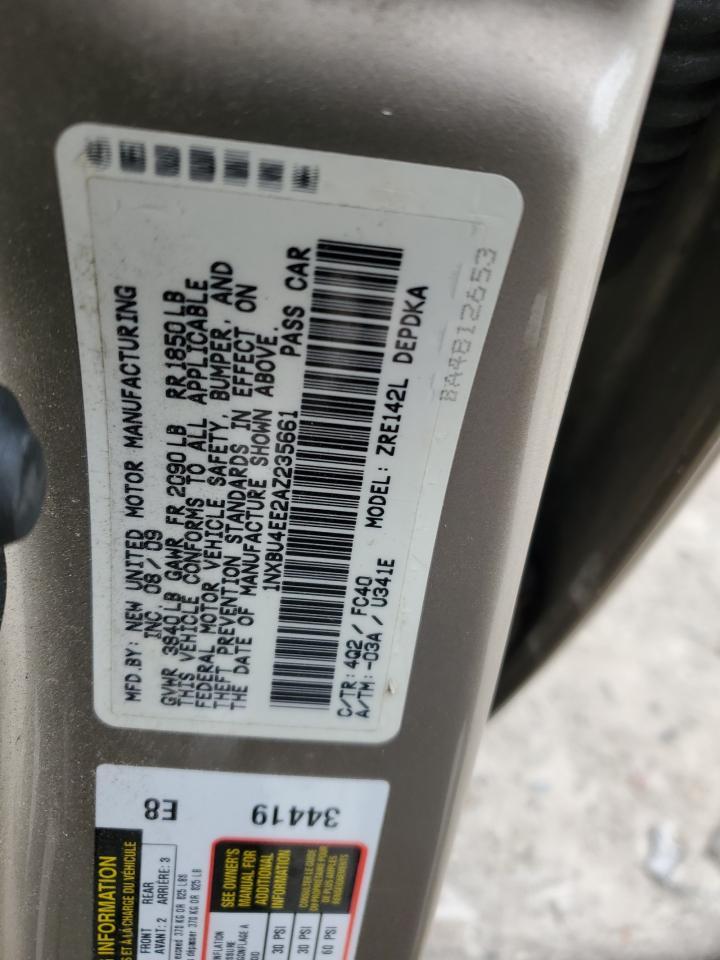 2010 TOYOTA COROLLA