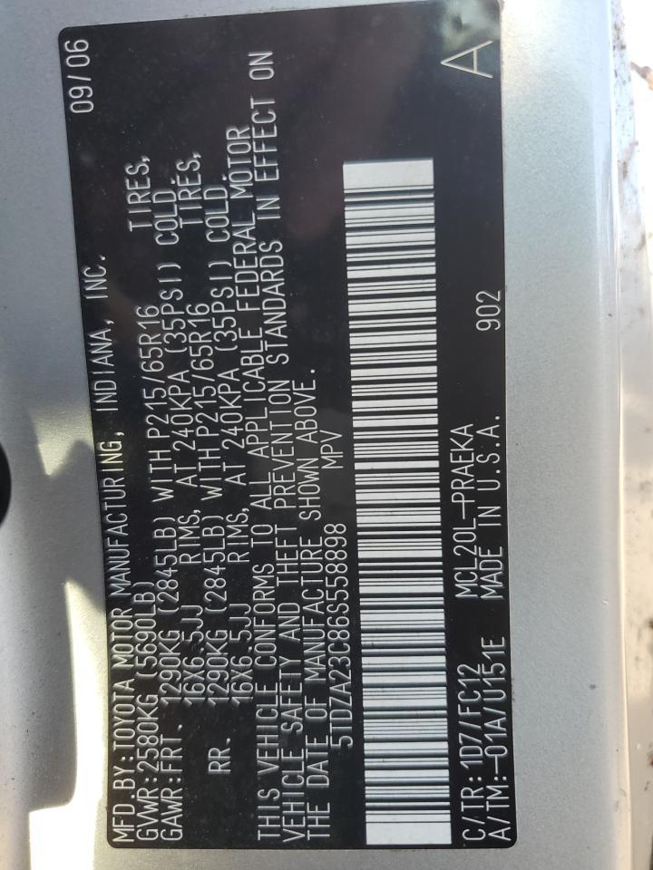 2006 TOYOTA SIENNA