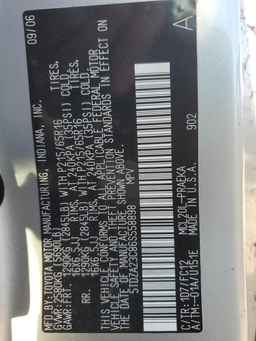 2006 TOYOTA SIENNA