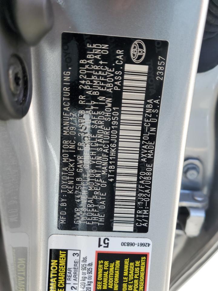 2018 TOYOTA CAMRY