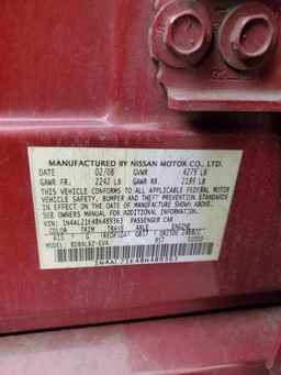 2008 NISSAN ALTIMA