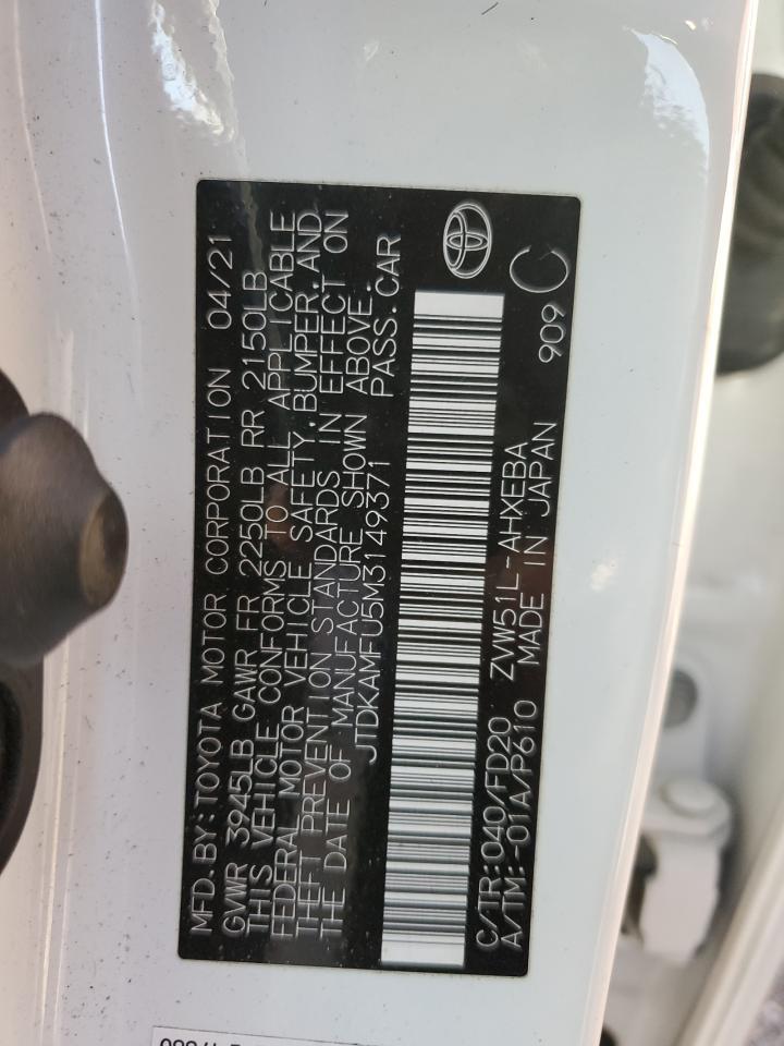 2021 TOYOTA PRIUS