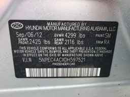 2013 HYUNDAI SONATA