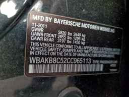 2012 BMW 7 series