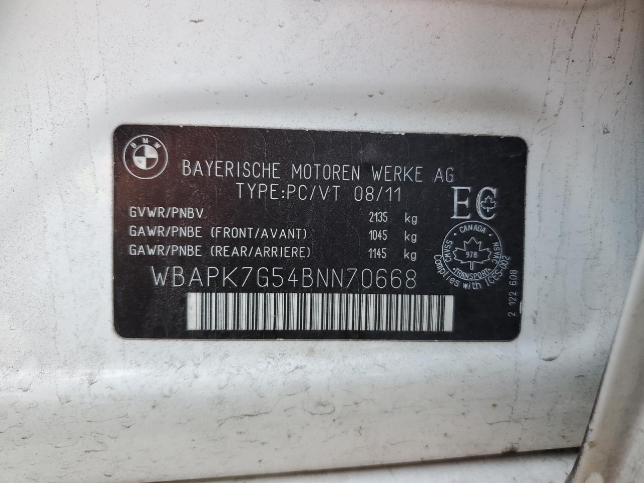 2011 BMW 3 SERIES