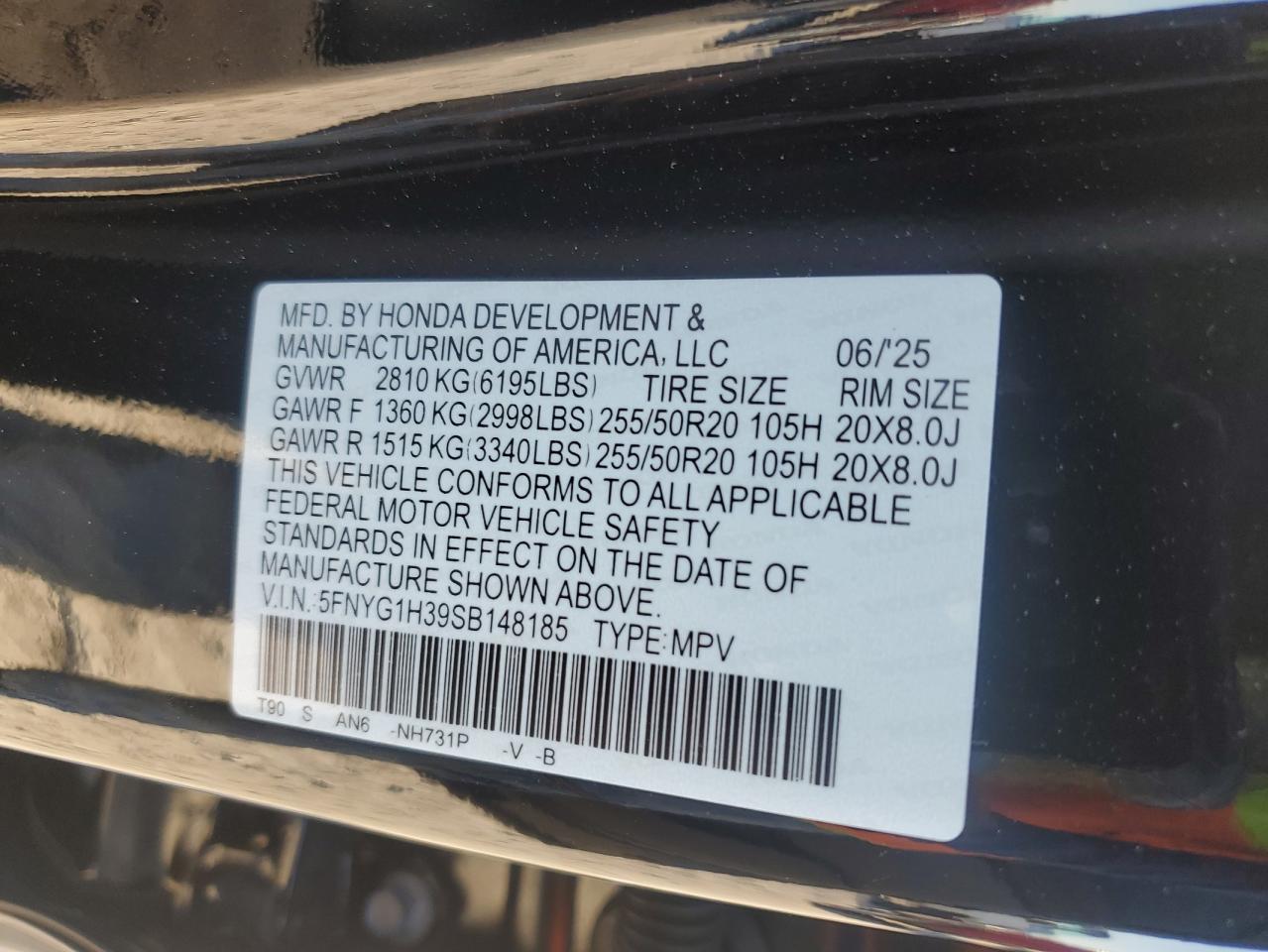 2025 HONDA PILOT