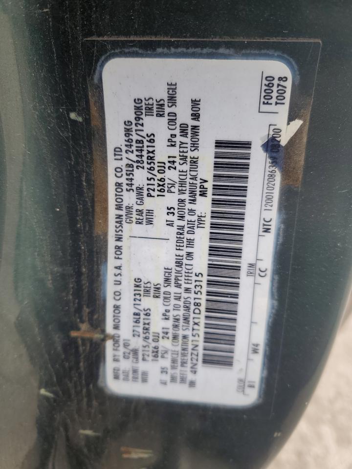 2001 NISSAN Quest