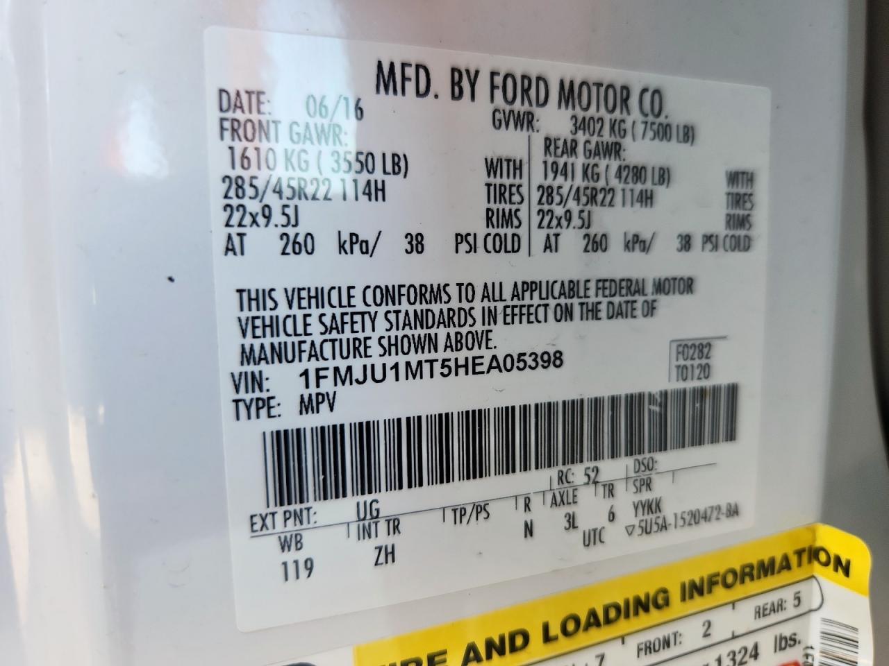 2017 FORD Expedition