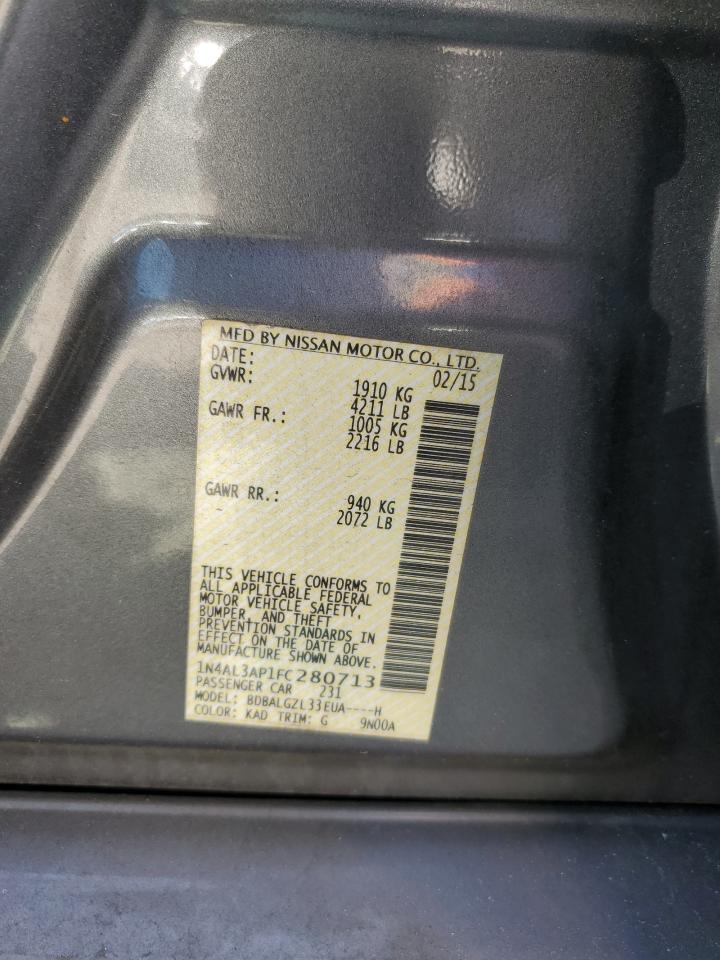 2015 NISSAN ALTIMA