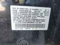 2013 HONDA PILOT