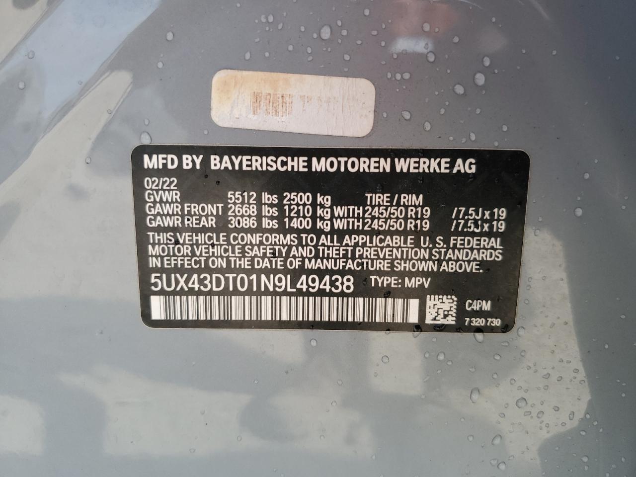 2022 BMW X4