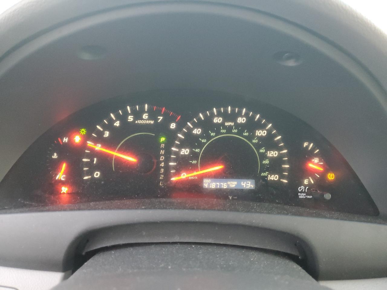 2009 TOYOTA CAMRY