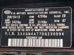 2013 KIA OPTIMA