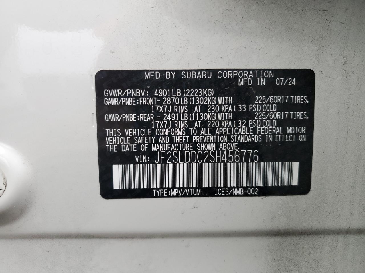 2025 SUBARU FORESTER