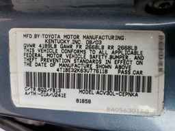 2003 TOYOTA CAMRY