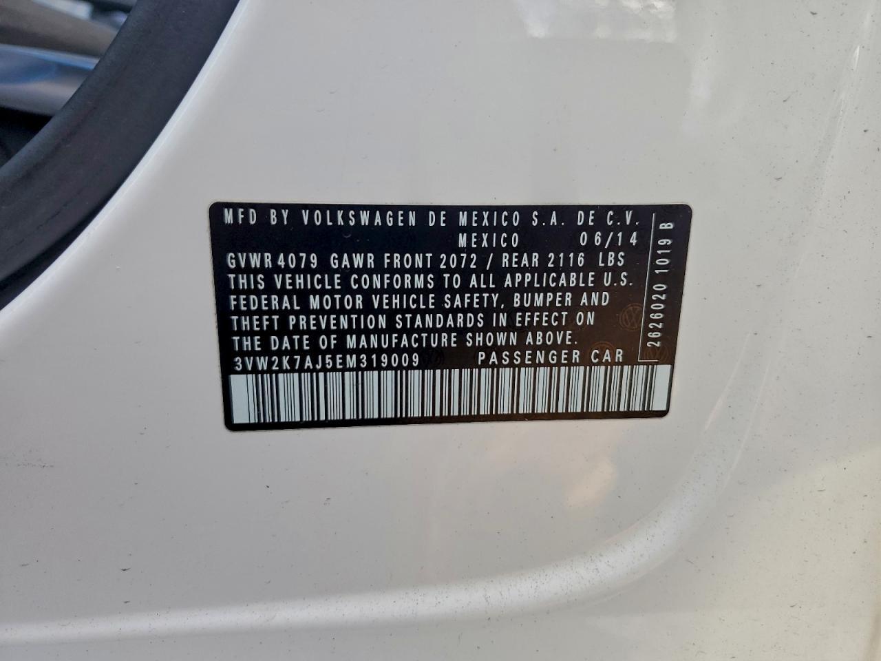 2014 VOLKSWAGEN JETTA