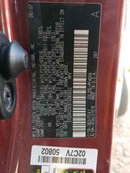 2007 TOYOTA SIENNA