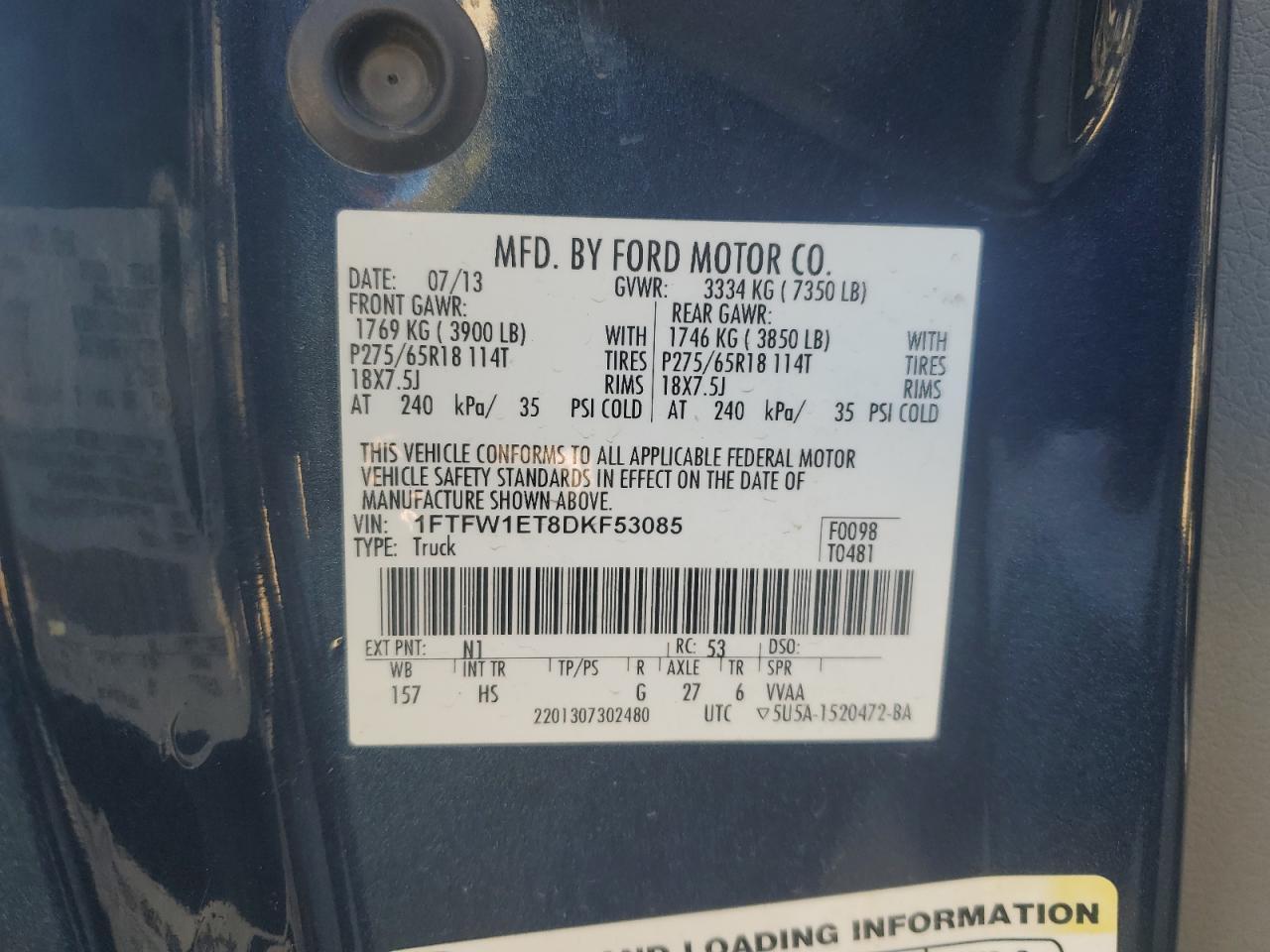 2013 FORD F-150