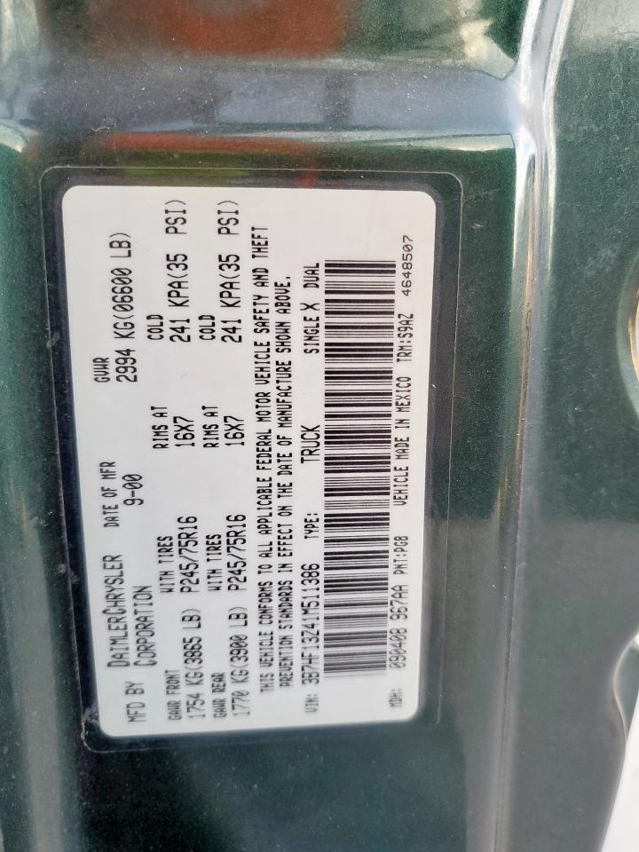 2001 DODGE RAM 1500