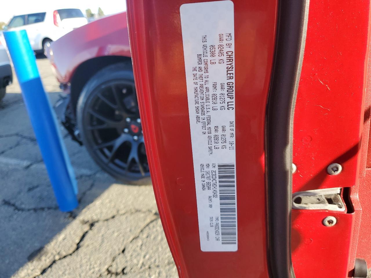 2012 DODGE CHARGER