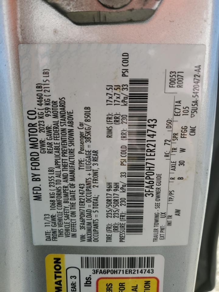 2014 FORD FUSION