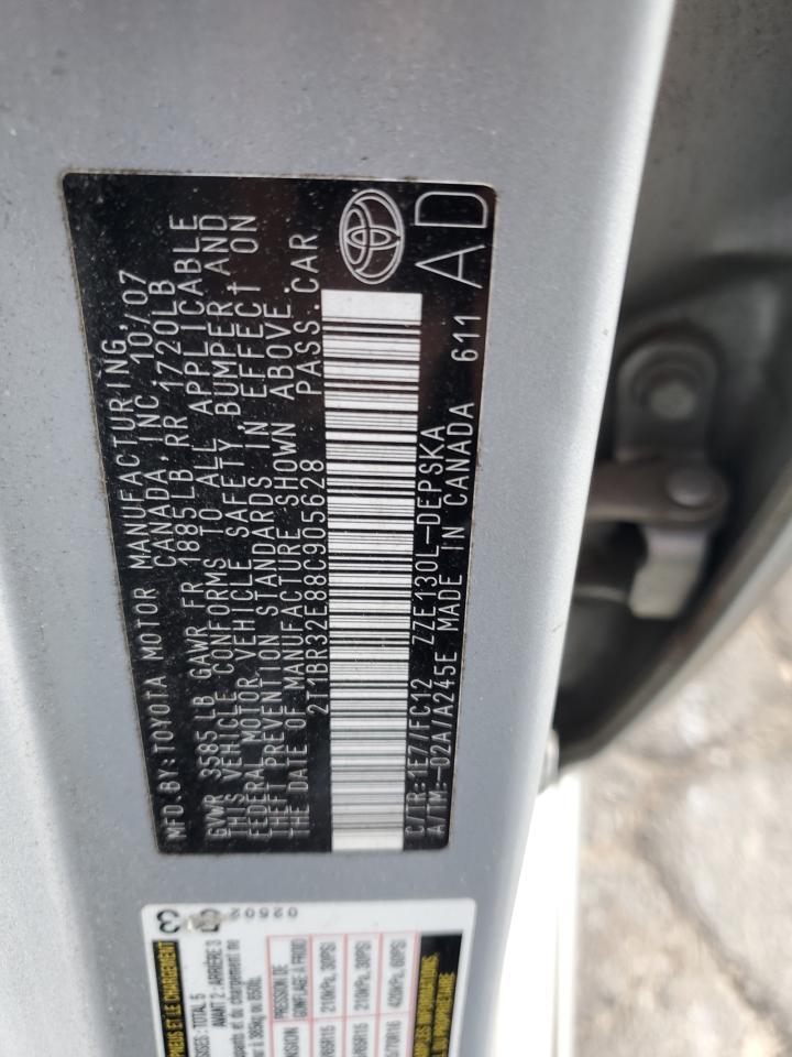 2008 TOYOTA COROLLA