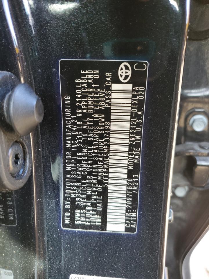 2021 TOYOTA COROLLA