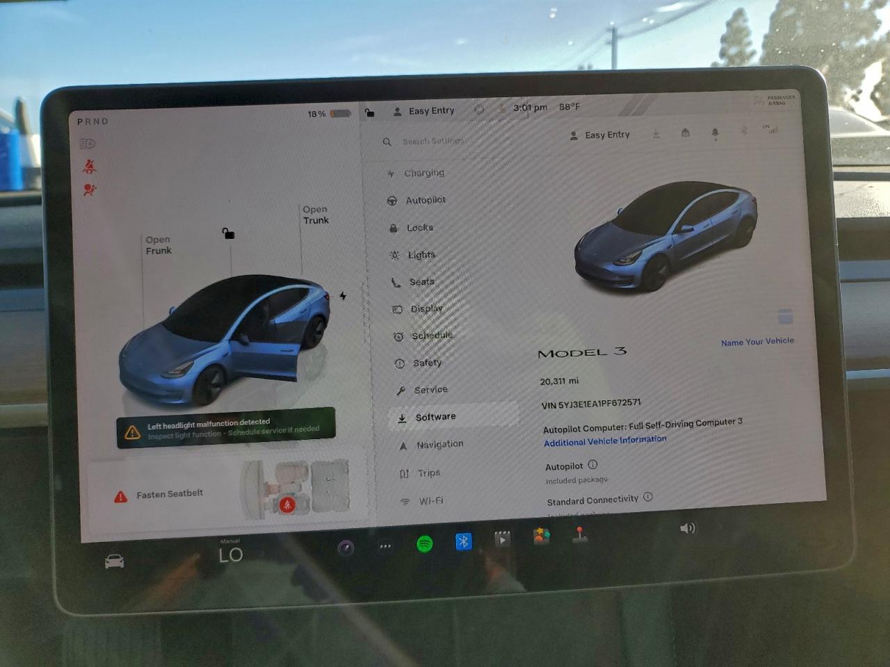 2023 TESLA MODEL 3