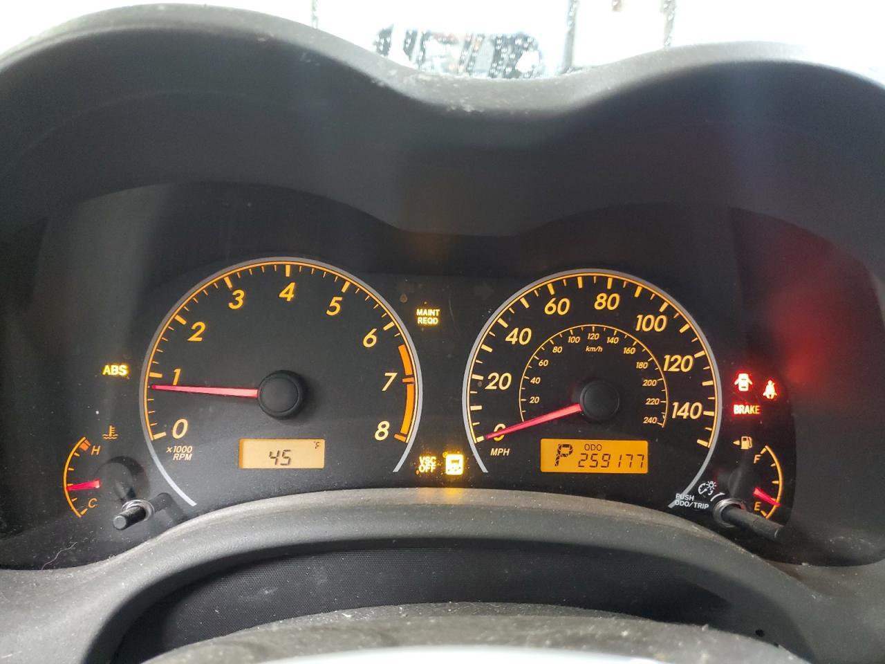 2010 TOYOTA COROLLA