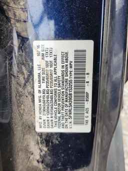 2016 HONDA ODYSSEY