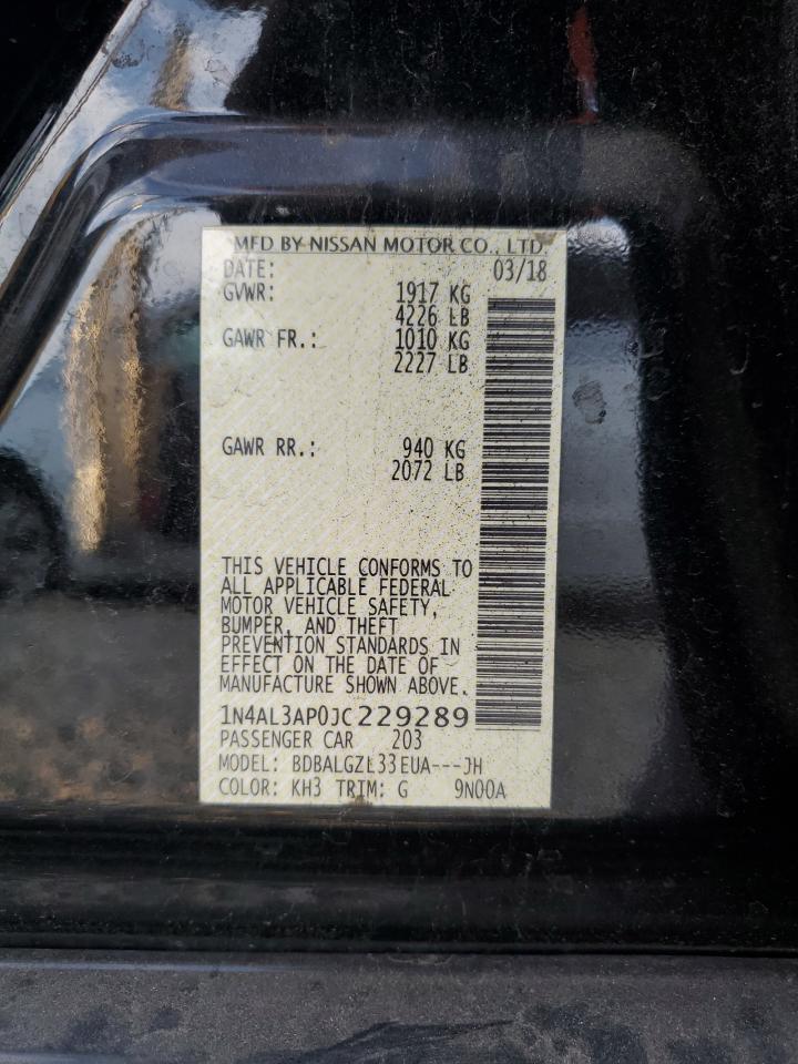 2018 NISSAN ALTIMA