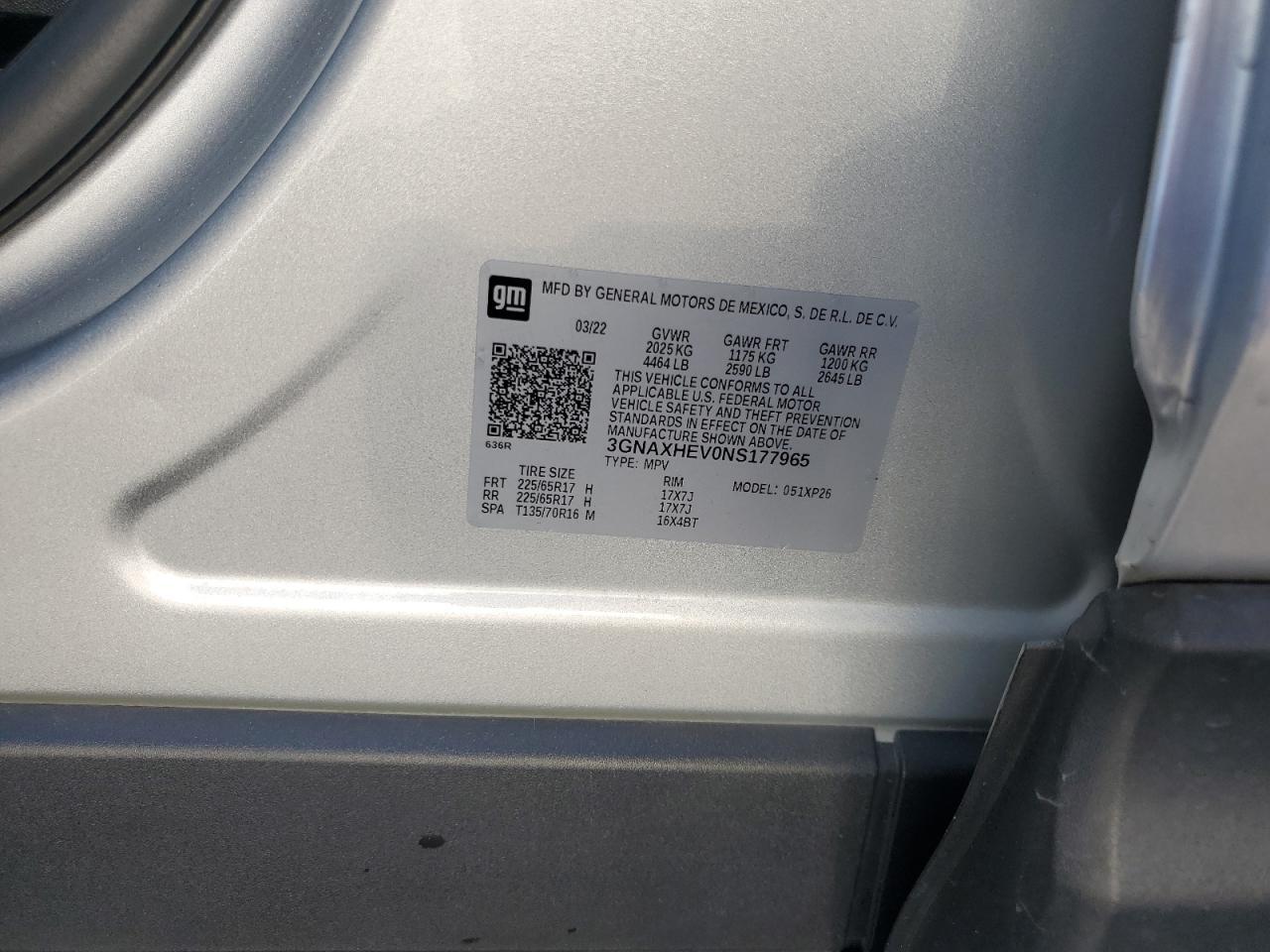 2022 CHEVROLET EQUINOX