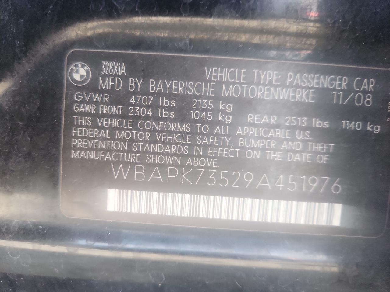 2009 BMW 3 SERIES
