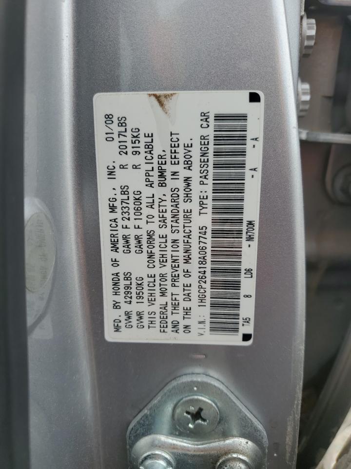 2008 HONDA ACCORD