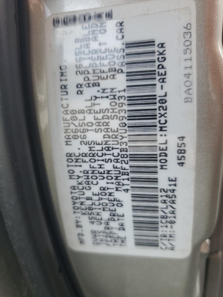 2000 TOYOTA Avalon