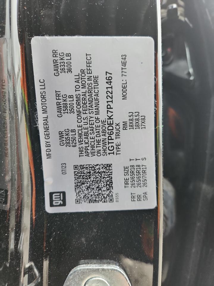 2023 GMC CANYON