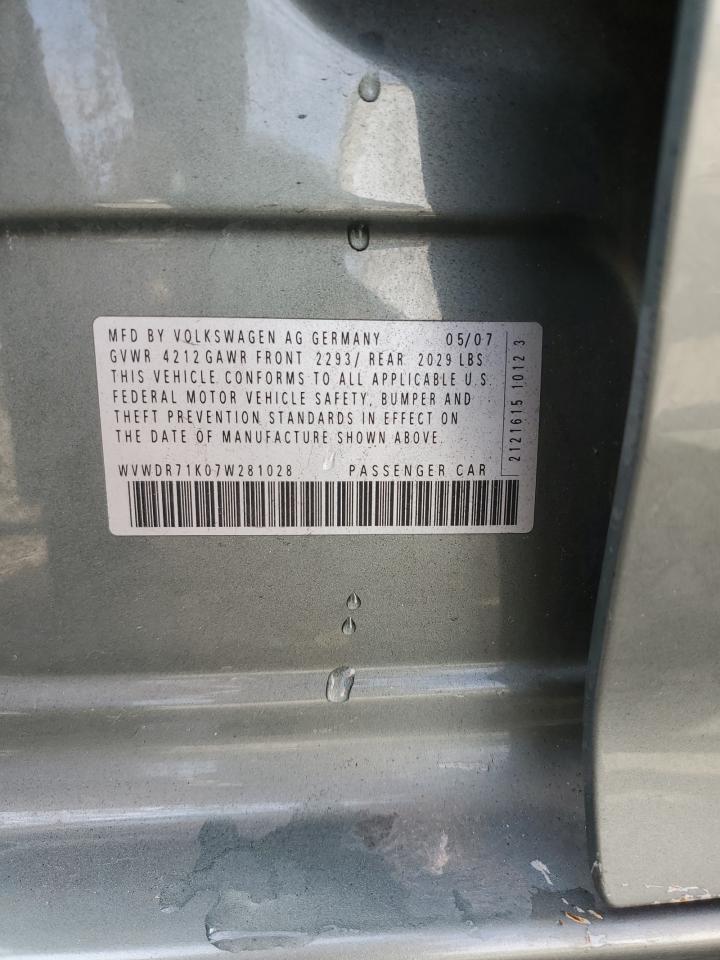 2007 VOLKSWAGEN RABBIT