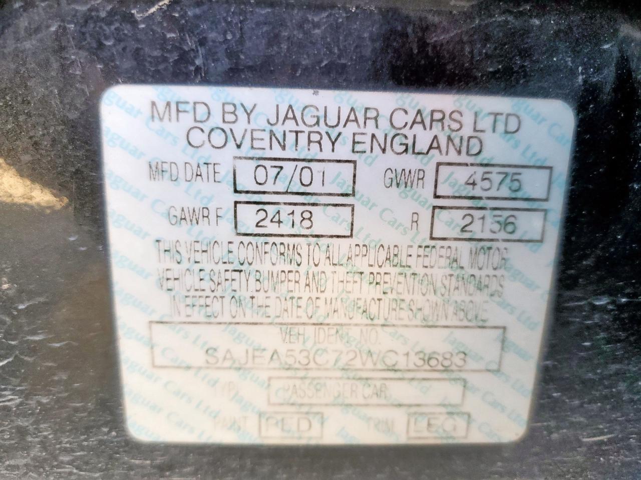 2002 JAGUAR X-Type
