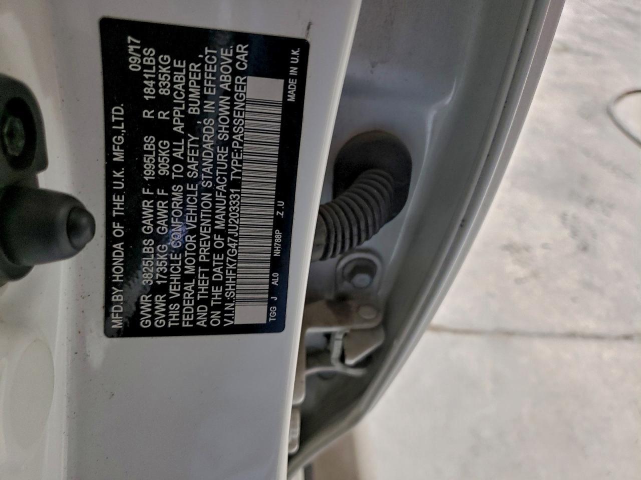 2018 HONDA CIVIC